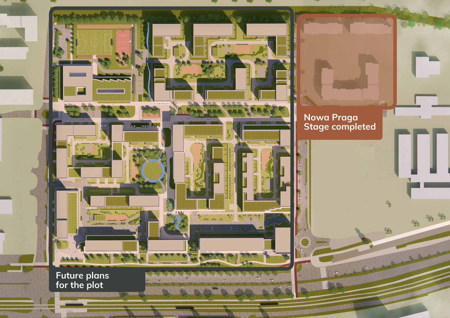 Nowa Praga - plan