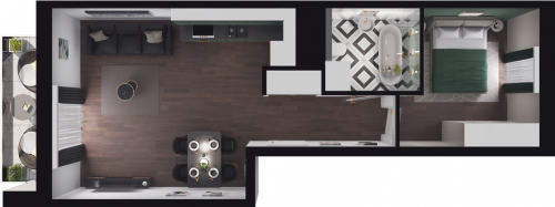 Idealne jako pierwsze mieszkanie lub&nbsp;pod inwestycję