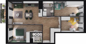 Spacious apartment, ideal for a&nbsp;family