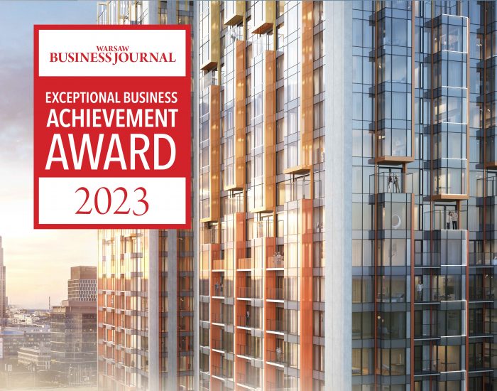 Нагорода за виняткові ділові досягнення 2023 для проекту Towarowa Towers